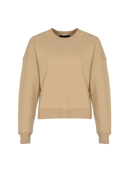 Felpa boxy Gerba in cotone Beige WEEKEND MAX MARA | 2525926011600003
